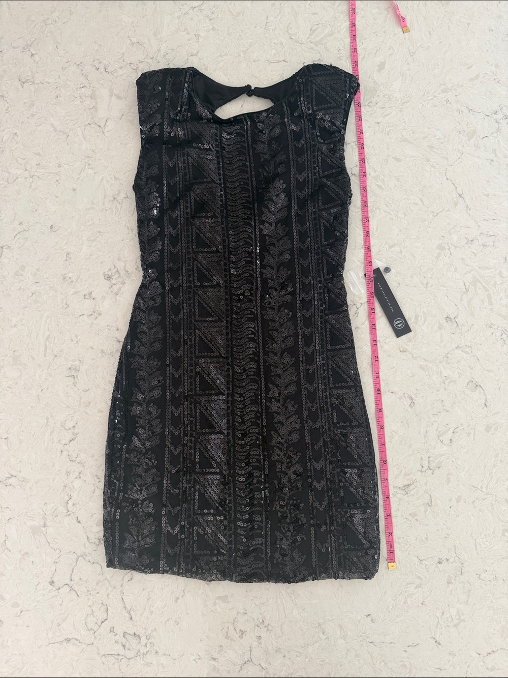 Little Black Dress with Sequins NWT
